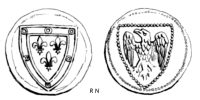 jeton-token-médaille-rechenpfennig-tessera-méreau-sigilli-getone-rekenpfennig-plomb-pallofa-Nuremberg-Tournai svg+xml,%3Csvg%20xmlns%3D%22http%3A%2F%2Fwww.w3 Jetons et méreaux d'Anjou-Maine-Perche - Royal tokens
