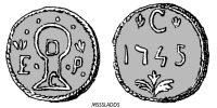 jeton-token-médaille-rechenpfennig-tessera-méreau-sigilli-getone-rekenpfennig-plomb-pallofa-Nuremberg-Tournai svg+xml,%3Csvg%20xmlns%3D%22http%3A%2F%2Fwww.w3 Jetons et méreaux d'Aquitaine-Aunis-Poitou-Angoumois - Royal tokens