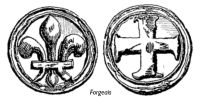 301789425 Méreaux du Moyen Age - Middle age lead tokens