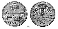 1536482108 jetons et médailles de Hollande , Holland penning