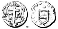 jeton-token-médaille-rechenpfennig-tessera-méreau-sigilli-getone-rekenpfennig-plomb-pallofa-Nuremberg-Tournai svg+xml,%3Csvg%20xmlns%3D%22http%3A%2F%2Fwww.w3 Jetons, méreaux et médailles d'Artois - royal tokens