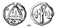 4230215075 Jetons, méreaux et médailles d'Artois - royal tokens
