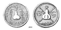 2587634272 Jetons, méreaux et médailles de la Flandre belge - Penningen en medailles van Belgisch Vlaanderen