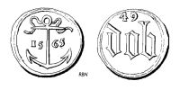 919194987 Jetons et méreaux du Brabant - tokens - lodenpenningen