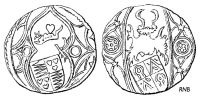 1965896994 Jetons et méreaux du Brabant - tokens - lodenpenningen