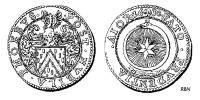 129138350 Jetons et méreaux du Brabant - tokens - lodenpenningen