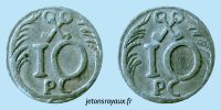 1117230612 Jetons et méreaux du Brabant - tokens - lodenpenningen
