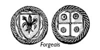 1100974619 Méreaux du Moyen Age - Middle age lead tokens