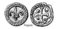 16231867 Méreaux du Moyen Age - Middle age lead tokens