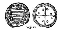 3636288035 Méreaux de plomb - lead tokens - lodenpenningen
