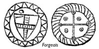 397105060 Méreaux de plomb - lead tokens - lodenpenningen