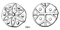1593860719 Méreaux du Moyen Age - Middle age lead tokens