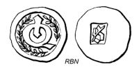 4059705477 Méreaux de plomb - lead tokens - lodenpenningen