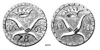 1651700784 jetons et médailles de Hollande , Holland penning