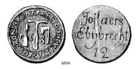 1957166921 Jetons, médailles, penning du Limbourg, d'Overijssel et d'Utrecht