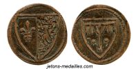 jeton-token-médaille-rechenpfennig-tessera-méreau-sigilli-getone-rekenpfennig-plomb-pallofa-Nuremberg-Tournai svg+xml,%3Csvg%20xmlns%3D%22http%3A%2F%2Fwww.w3 Jetons des Reines de France et de la famille royale - Tokens of the Queens of France and the royal family