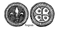 4224174560 Méreaux du Moyen Age - Middle age lead tokens