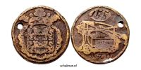128277704 jetons et médailles de Hollande , Holland penning