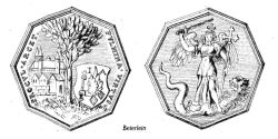 jeton-token-médaille-rechenpfennig-tessera-méreau-sigilli-getone-rekenpfennig-plomb-pallofa-Nuremberg-Tournai svg+xml,%3Csvg%20xmlns%3D%22http%3A%2F%2Fwww.w3 Jetons et médailles de Bavière Bayerische Marken Zeichen und medaillen