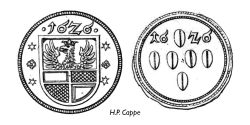 jeton-token-médaille-rechenpfennig-tessera-méreau-sigilli-getone-rekenpfennig-plomb-pallofa-Nuremberg-Tournai svg+xml,%3Csvg%20xmlns%3D%22http%3A%2F%2Fwww.w3 Jetons et médailles de Basse-Saxe Niedersächsische Marken Zeichen und Medaillen