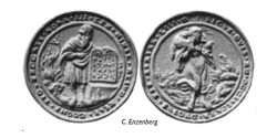 jeton-token-médaille-rechenpfennig-tessera-méreau-sigilli-getone-rekenpfennig-plomb-pallofa-Nuremberg-Tournai svg+xml,%3Csvg%20xmlns%3D%22http%3A%2F%2Fwww.w3 jetons méreaux de Bohème Tchéquie Böhmisches Tschechien Marken Zeichen medaillen