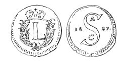 jeton-token-médaille-rechenpfennig-tessera-méreau-sigilli-getone-rekenpfennig-plomb-pallofa-Nuremberg-Tournai svg+xml,%3Csvg%20xmlns%3D%22http%3A%2F%2Fwww.w3 Jetons et Médailles de Slovaquie Slovakian tokens and medals