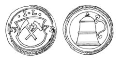 jeton-token-médaille-rechenpfennig-tessera-méreau-sigilli-getone-rekenpfennig-plomb-pallofa-Nuremberg-Tournai svg+xml,%3Csvg%20xmlns%3D%22http%3A%2F%2Fwww.w3 jetons et médailles de Hongrie et Roumanie Tokens and medals from Hungary and Romania