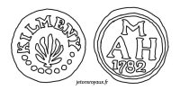 jeton-token-médaille-rechenpfennig-tessera-méreau-sigilli-getone-rekenpfennig-plomb-pallofa-Nuremberg-Tournai svg+xml,%3Csvg%20xmlns%3D%22http%3A%2F%2Fwww.w3 Jetons et Médailles de Grande-Bretagne Tokens and Medals of Great-Britain