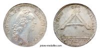 363747406 Jetons des Ponts et Chaussées, des Minières, des Eaux et Forêts , et des Bâtiments du roi - Royal tokens
