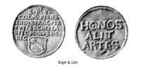 jeton-token-médaille-rechenpfennig-tessera-méreau-sigilli-getone-rekenpfennig-plomb-pallofa-Nuremberg-Tournai svg+xml,%3Csvg%20xmlns%3D%22http%3A%2F%2Fwww.w3 Jetons et Méreaux d'Alsace-Lorraine - Marken, Zeichen aus Elsass-Lothringen - Tokens