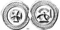 jeton-token-médaille-rechenpfennig-tessera-méreau-sigilli-getone-rekenpfennig-plomb-pallofa-Nuremberg-Tournai svg+xml,%3Csvg%20xmlns%3D%22http%3A%2F%2Fwww.w3 Jetons et Méreaux d'Alsace-Lorraine - Marken, Zeichen aus Elsass-Lothringen - Tokens