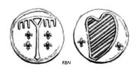 jeton-token-médaille-rechenpfennig-tessera-méreau-sigilli-getone-rekenpfennig-plomb-pallofa-Nuremberg-Tournai svg+xml,%3Csvg%20xmlns%3D%22http%3A%2F%2Fwww.w3 Jetons et méreaux d'Aquitaine-Aunis-Poitou-Angoumois - Royal tokens