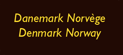 danemark-norvege Jetons, médailles des autres Pays d'Europe