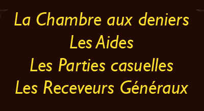 deniers Les jetons des administrations royales - Tokens of royal administrations